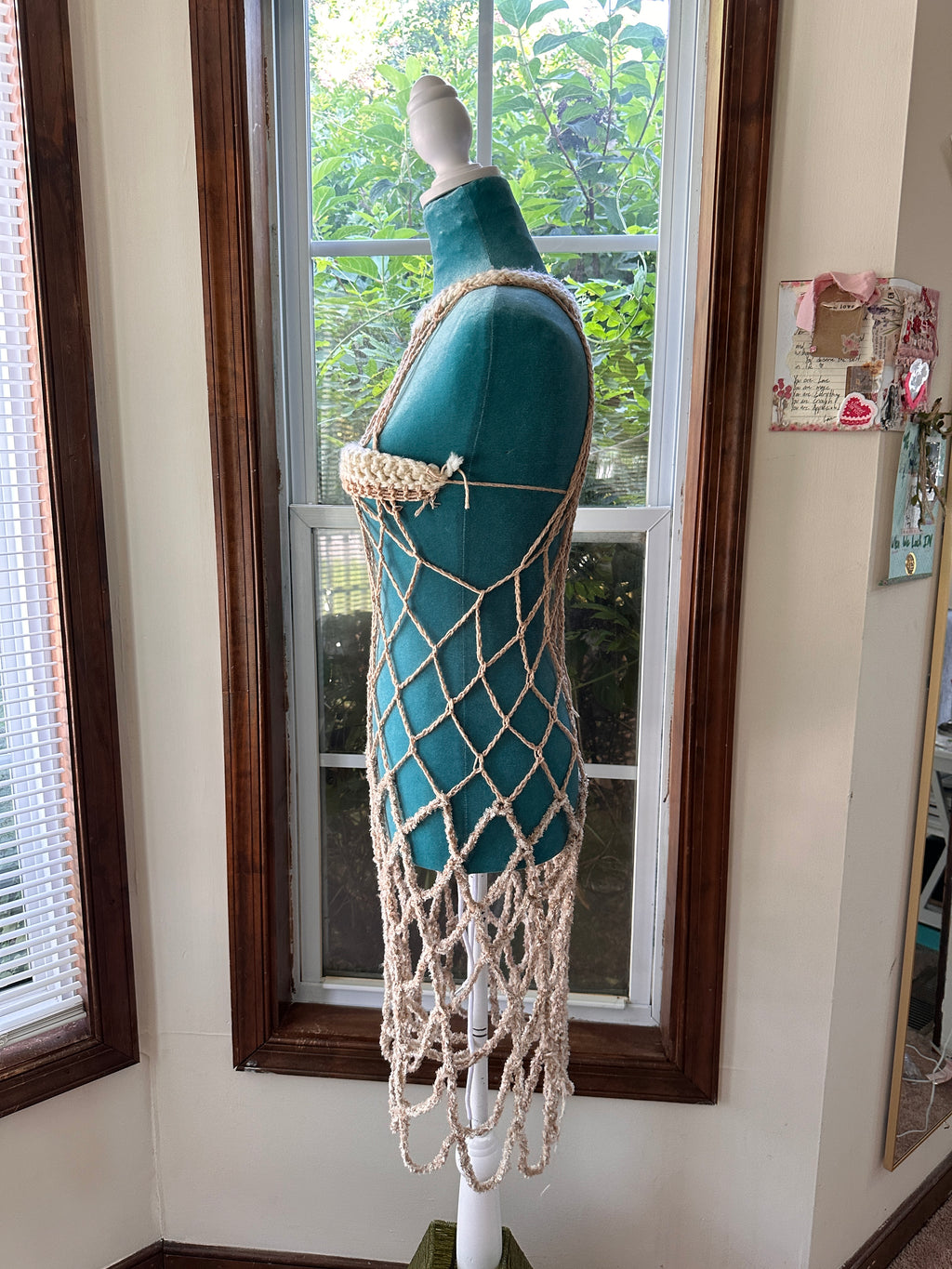 Golden knee length dress and adjustable censor strip