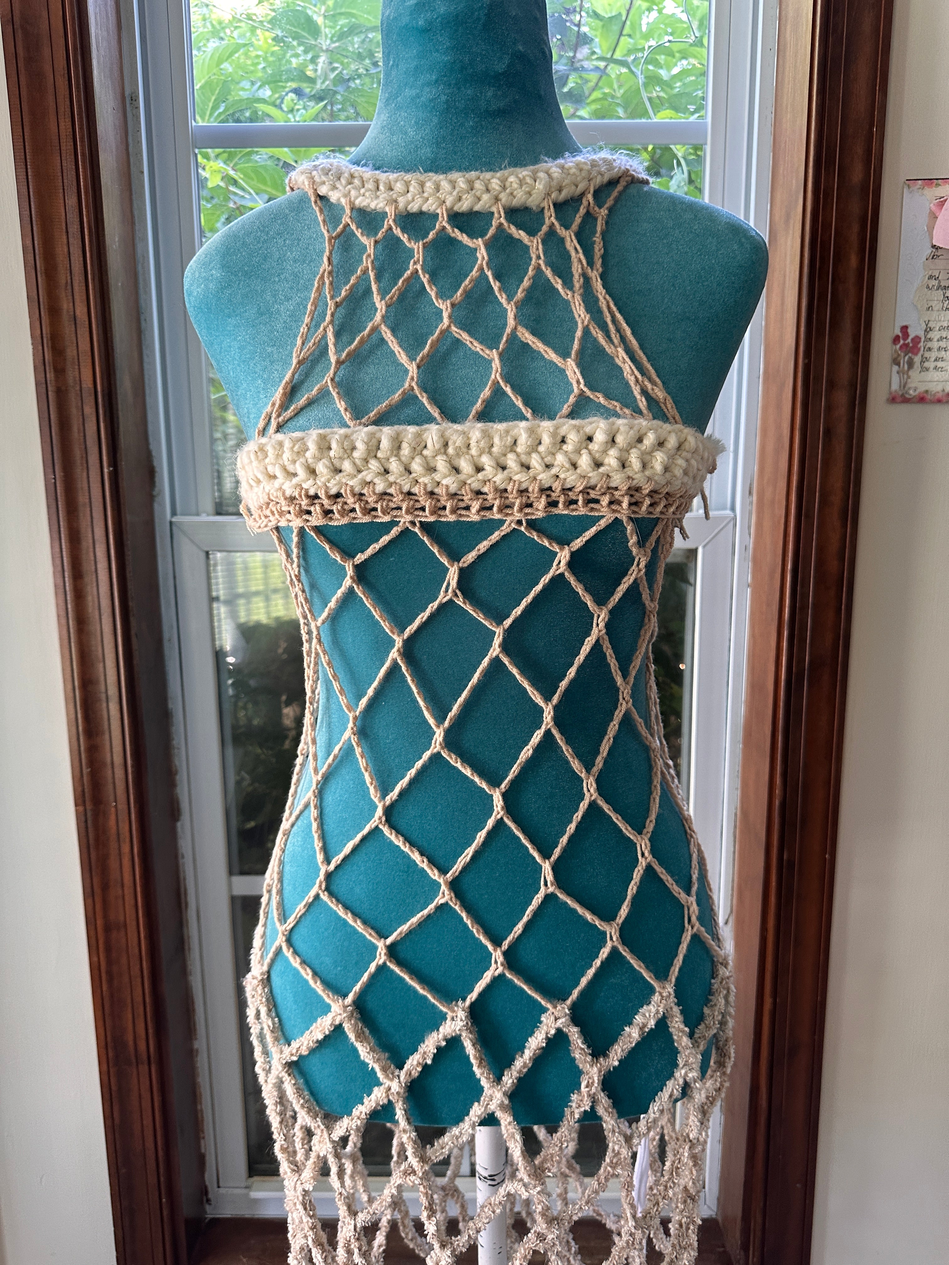 Golden knee length dress and adjustable censor strip