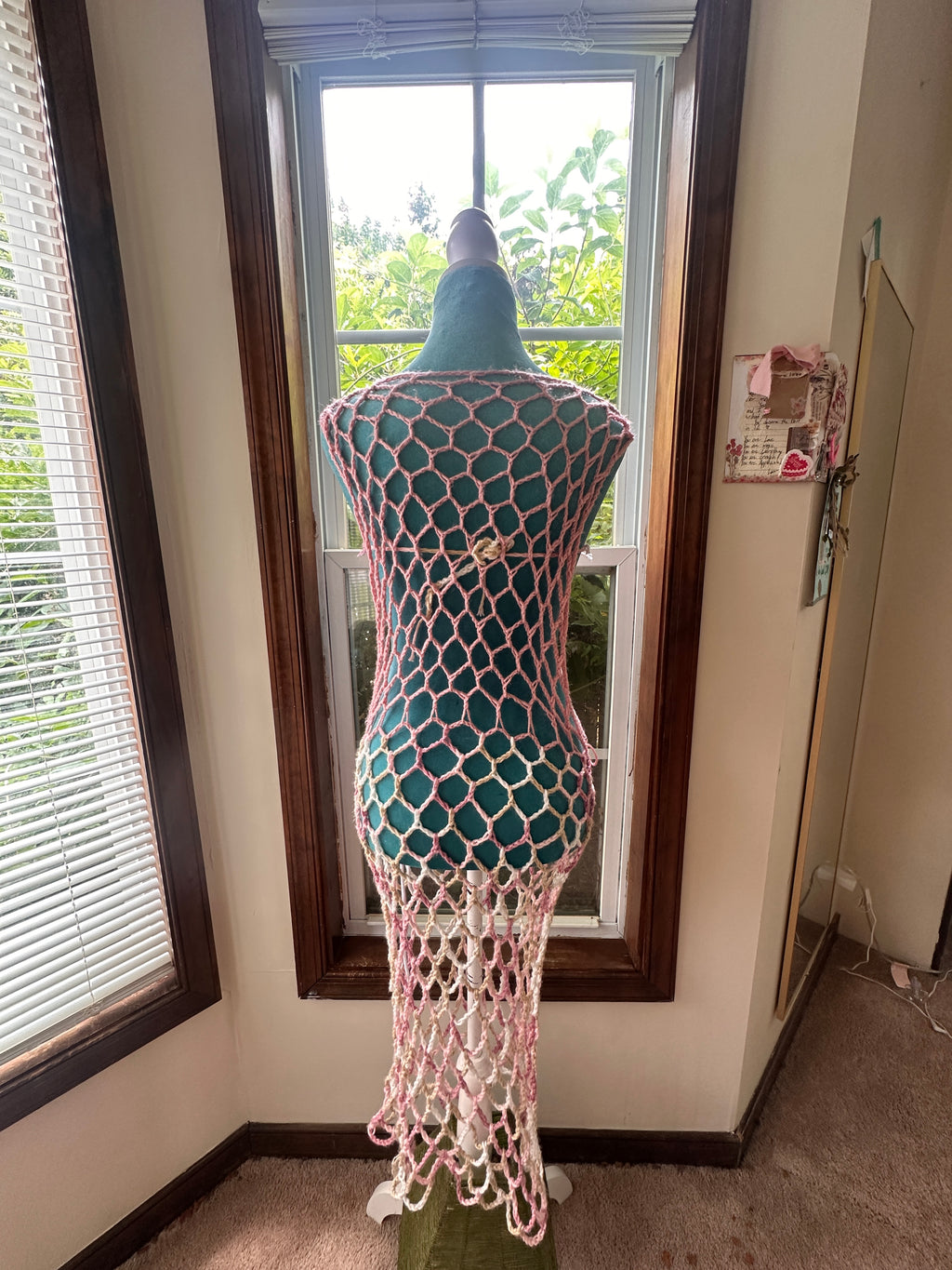 Pink Maxi Dress + Censor strip