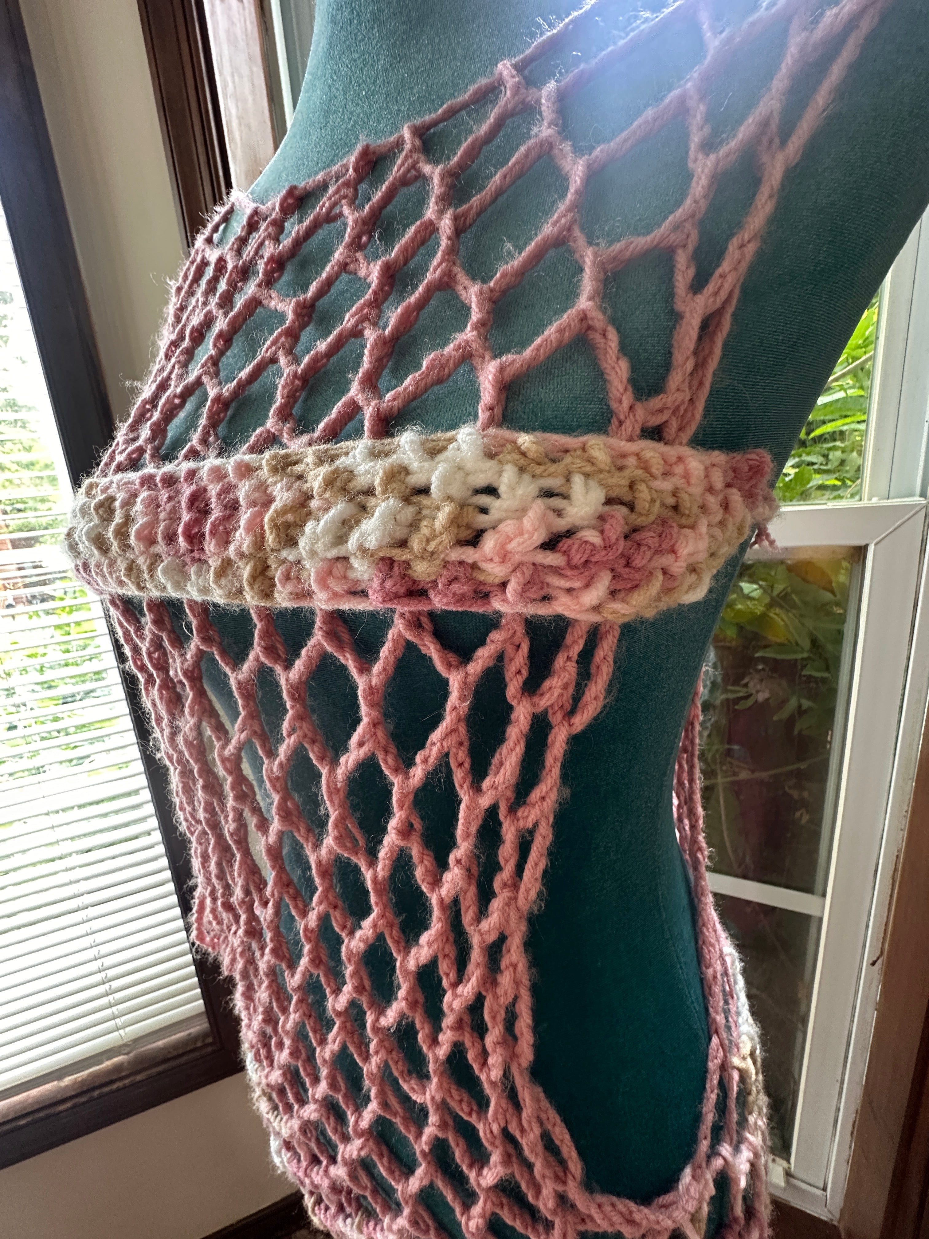 Pink Maxi Dress + Censor strip